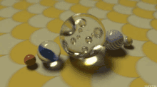 Marbles Rolling Loop GIF